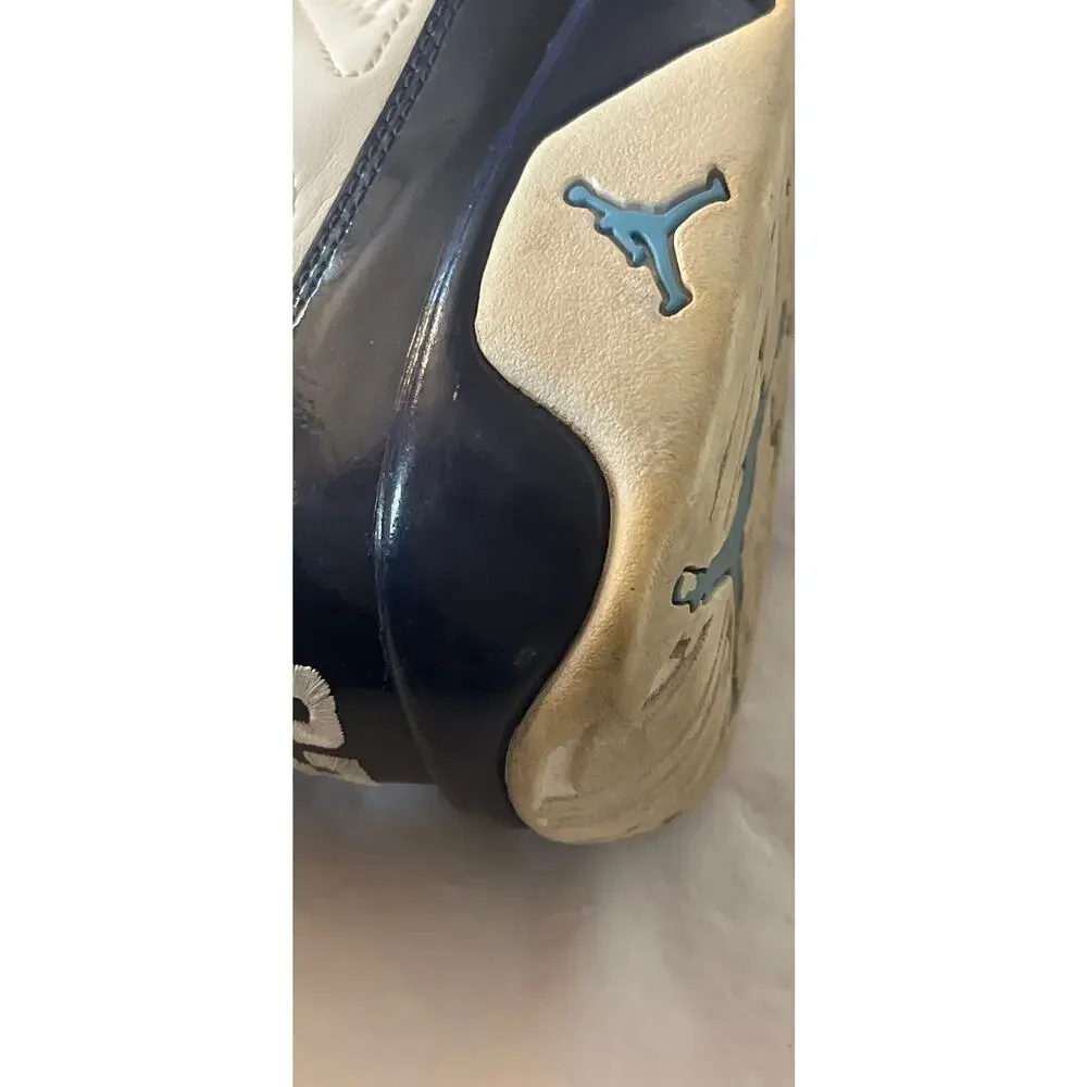 Nike Air Jordan 9 Retro GS UNC White Midnight Navy Youth 6.5Y 302359-145 Shoes